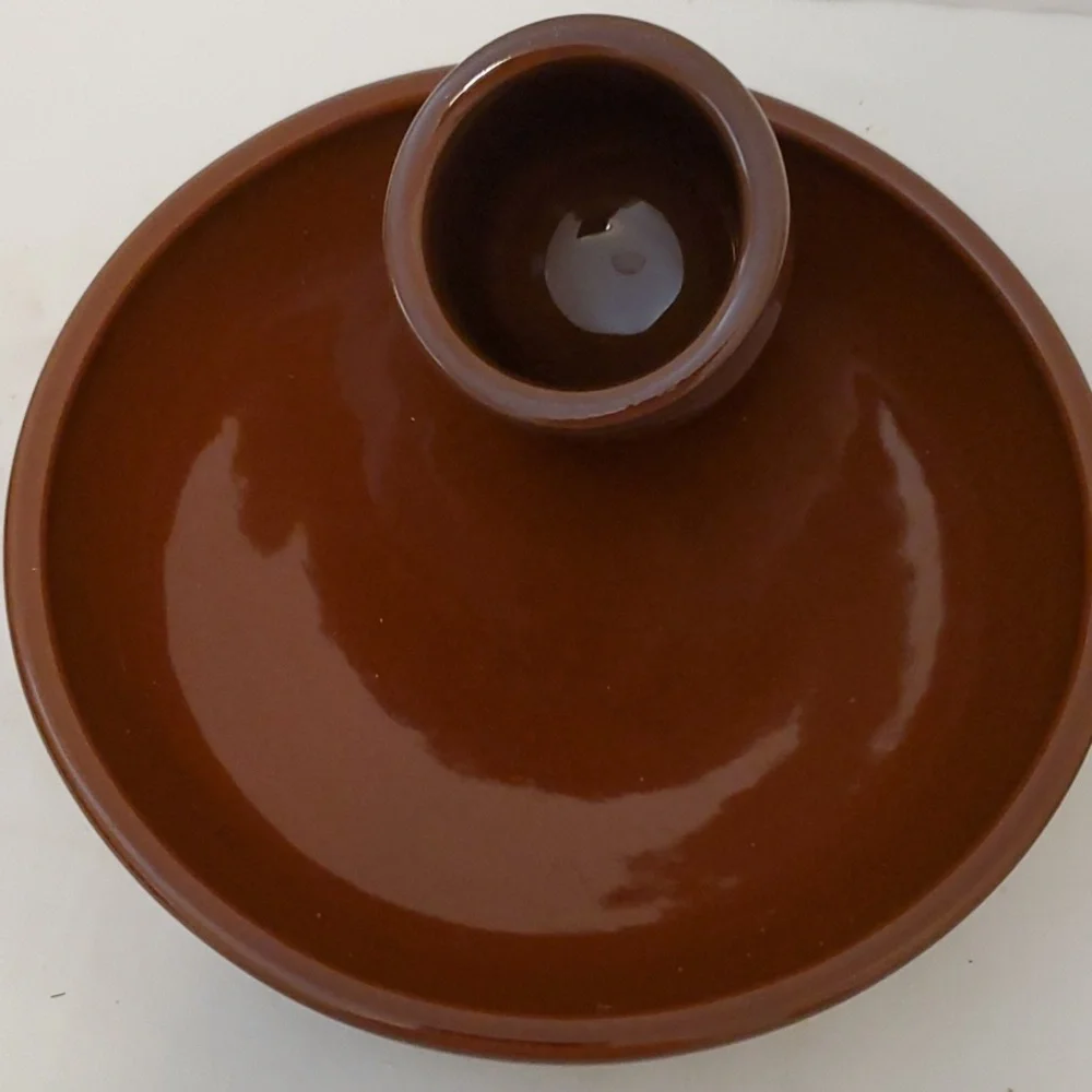 Williams Sonoma 2 Brown Olive Bowls